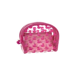 Set di 2 Trousse da viaggio rosa con anatre Camomilla Milano