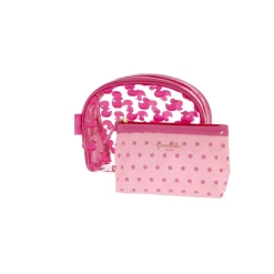 Set di 2 Trousse da viaggio rosa con anatre Camomilla Milano