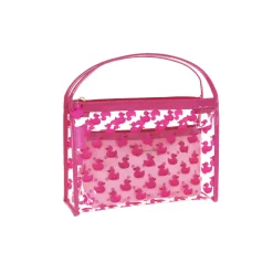 Set Necessaire fuxia da Donna con stampa anatre Camomilla Milano