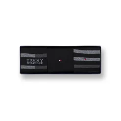 Set regalo 3 paia di Calzini lunghi Uomo neri Tommy Hilfiger