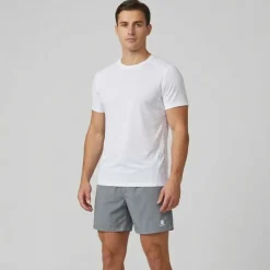 Shorts da running da uomo grigi con elastico in vita GymRun