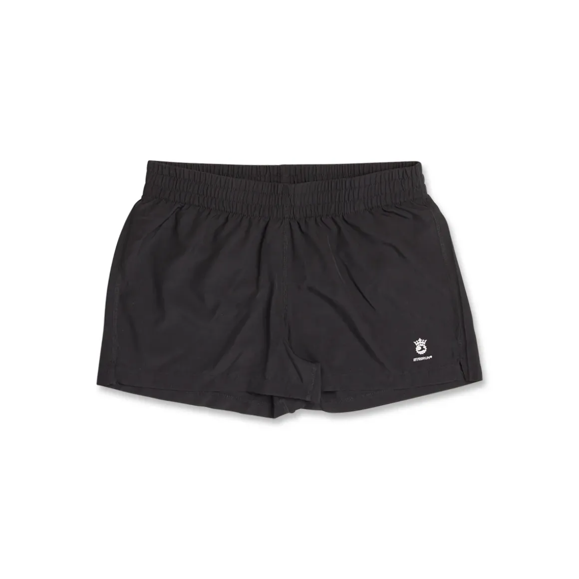 Shorts da running donna neri con dettagli riflettenti GymRun
