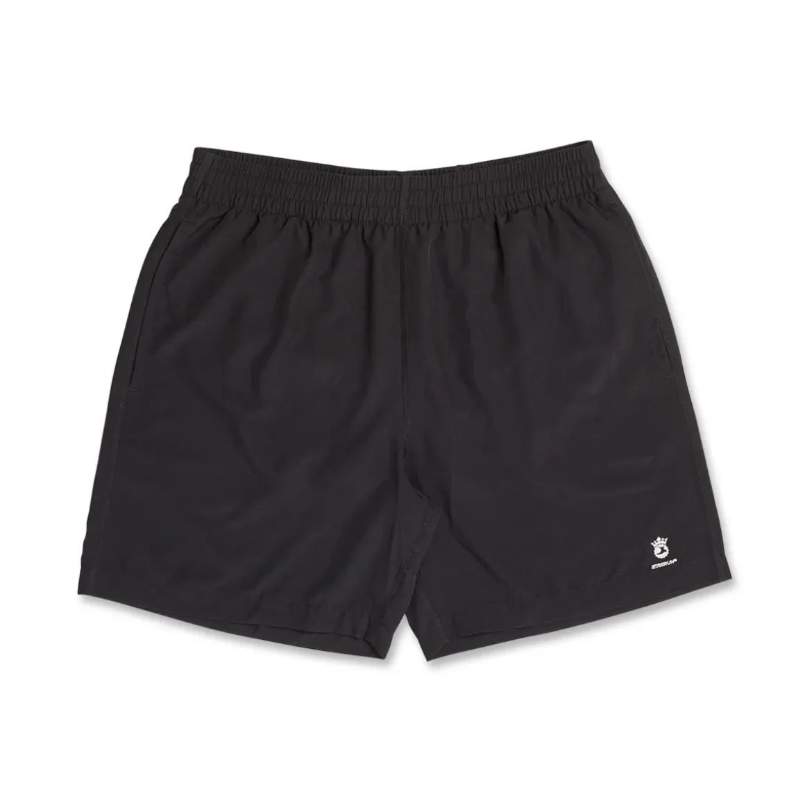 Shorts da running neri da uomo GymRun con dettagli riflettenti e tasca