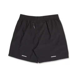 Shorts da running neri da uomo GymRun con dettagli riflettenti e tasca