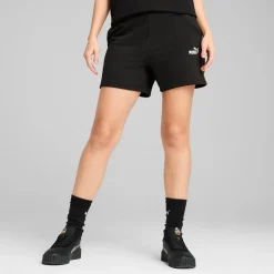 Shorts neri da Donna con banda leopardata ESS GRAPHIC ANIMAL Puma