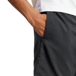 Shorts neri da Uomo sportivi con logo e vita elastica adidas