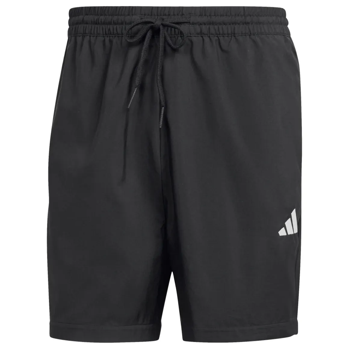 Shorts neri da Uomo sportivi con logo e vita elastica adidas