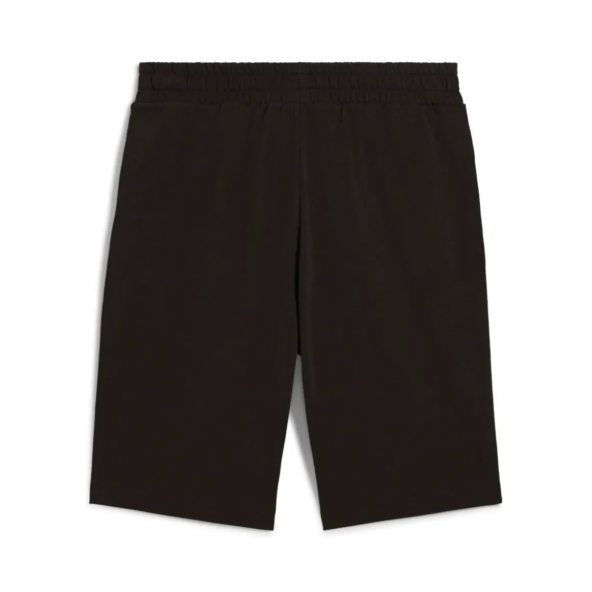 Shorts sportivi da uomo neri con logo bianco a contrasto Puma