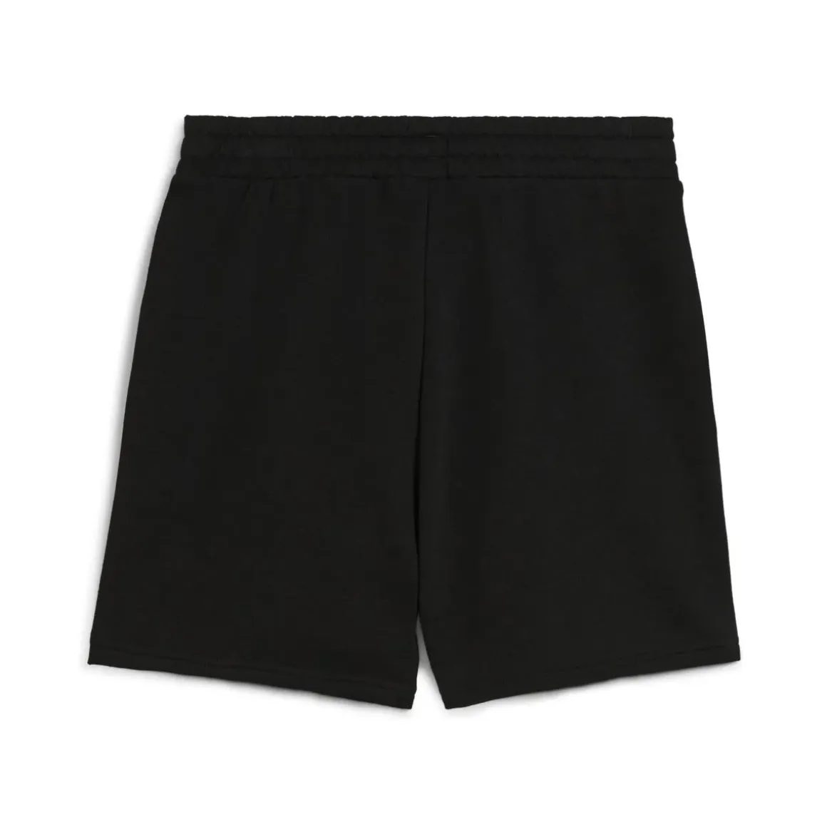 Shorts sportivi donna neri con logo bianco e tasche laterali Puma