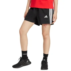 Shorts Sportivi Neri Donna con iconiche tre strisce bianche adidas