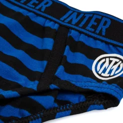 Slip nerazzurri da bambino con logo Inter