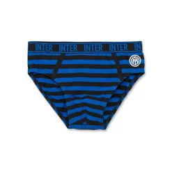 Slip nerazzurri da bambino con logo Inter