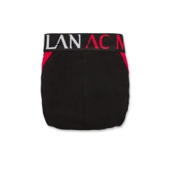 Slip neri da bambino con logo Milan