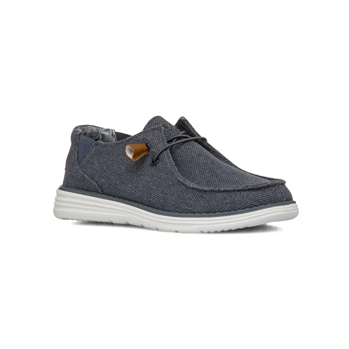 Slip-on casual blu da Uomo in tessuto canvas Nautica