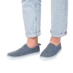 Slip-on denim da uomo in denim blu Jog