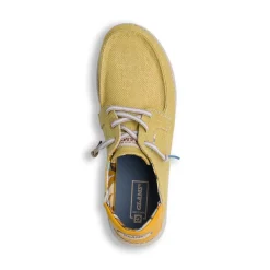Slip-on gialle da Uomo in tessuto leggero Glams