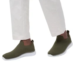 Slip-on verdi militare da Uomo Riflessi Urbani