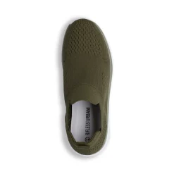 Slip-on verdi militare da Uomo Riflessi Urbani