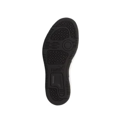 Sneakers alte bianche, blu e nere da bambino Puma Rebound v6 Mid AC+ PS