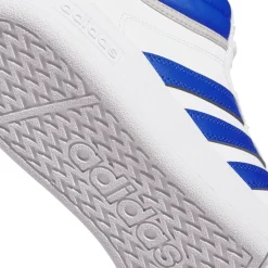 Sneakers alte bianche con inserti blu da Uomo adidas Hoops 4.0