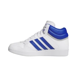 Sneakers alte bianche con inserti blu da Uomo adidas Hoops 4.0