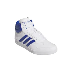 Sneakers alte bianche con inserti blu da Uomo adidas Hoops 4.0