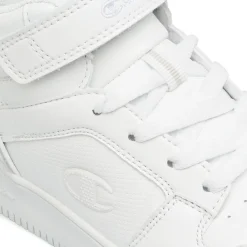 Sneakers alte bianche da bambino con chiusura a strappo Champion 2.0 Mid