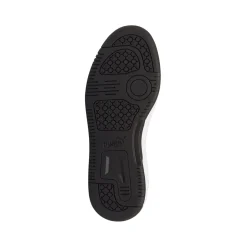 Sneakers alte bianche, rosse e nere da ragazzo Puma Rebound V6 Mid Jr