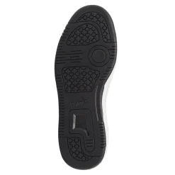 Sneakers alte bicolore bianco e nero da Ragazza Puma Rebound V6