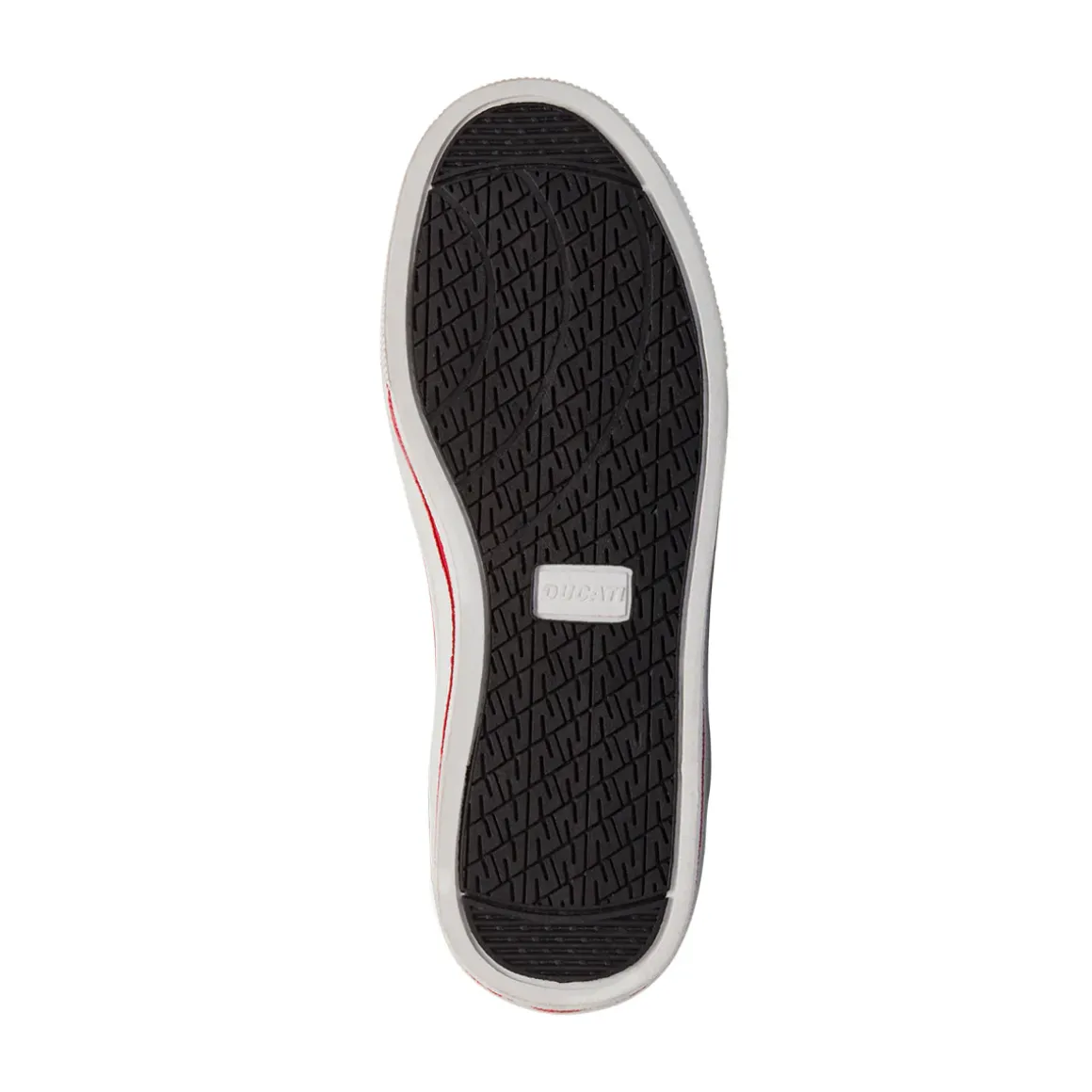 Sneakers alte bicolore nere da Bambino con logo laterale Ducati