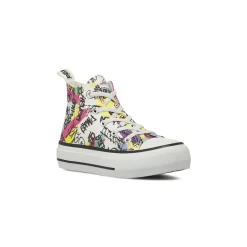 Sneakers Alte da Bambina Bianche con suola Platform Dimensione Danza