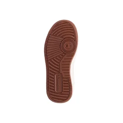 Sneakers alte da bambino Champion marroni con strappo in velcro