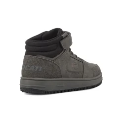 Sneakers alte grigie con chiusura a strappo da Bambino Ducati