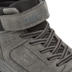 Sneakers alte grigie con chiusura a strappo da Bambino Ducati