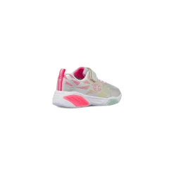 Sneakers argento con luci da Bambina Primi Passi Champion