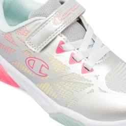 Sneakers argento con luci da Bambina Primi Passi Champion