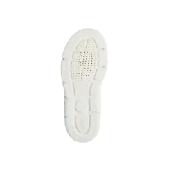 Sneakers argento da Bambina con chiusura a strappo e suola traspirante Geox