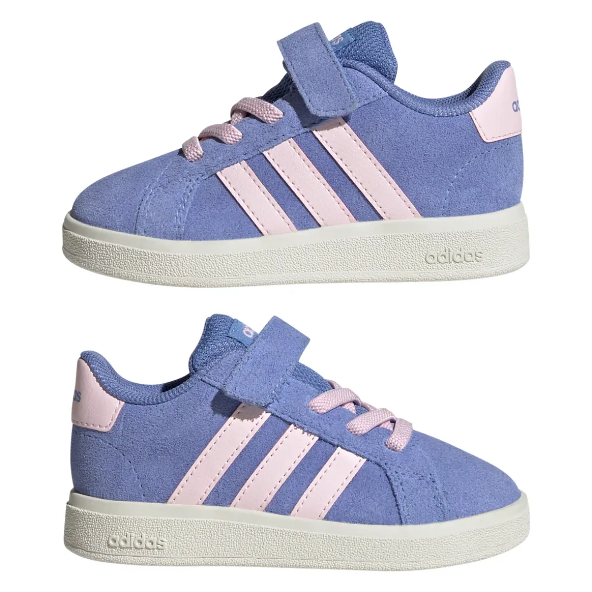 Sneakers azzurre da bambina con strappo adidas Grand Court 00s