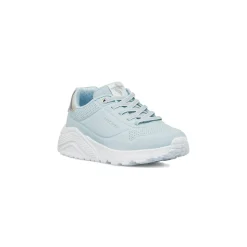 Sneakers azzurre da bambina in Memory Foam Skechers Uno Lite