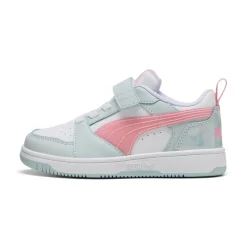 Sneakers azzurre e rosa da Bambina con strappo Puma Rebound V6