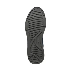 Sneakers azzurre Uomo con suola traspirante effetto scamosciato Geox