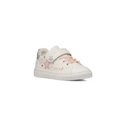 Sneakers Bambina bianche con stelle glitterate Le Scarpe di Alice