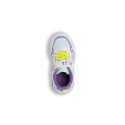 Sneakers Bambina bianche e lilla con luci nella suola Frozen Elsa