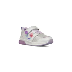 Sneakers Bambina bianche e lilla con luci nella suola Le Scarpe di Alice