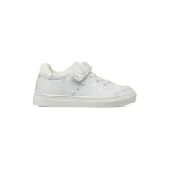Sneakers bambina bianche Le scarpe di Alice in pizzo e con strappo