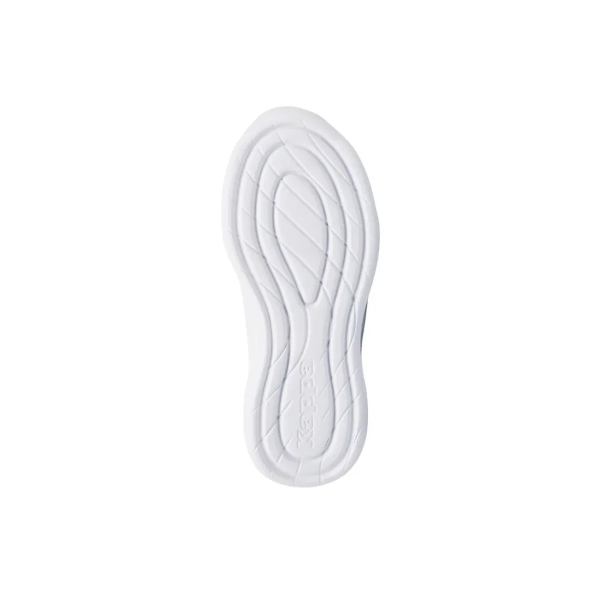 Sneakers bambina lilla Kappa in tessuto con strappo in velcro glitter