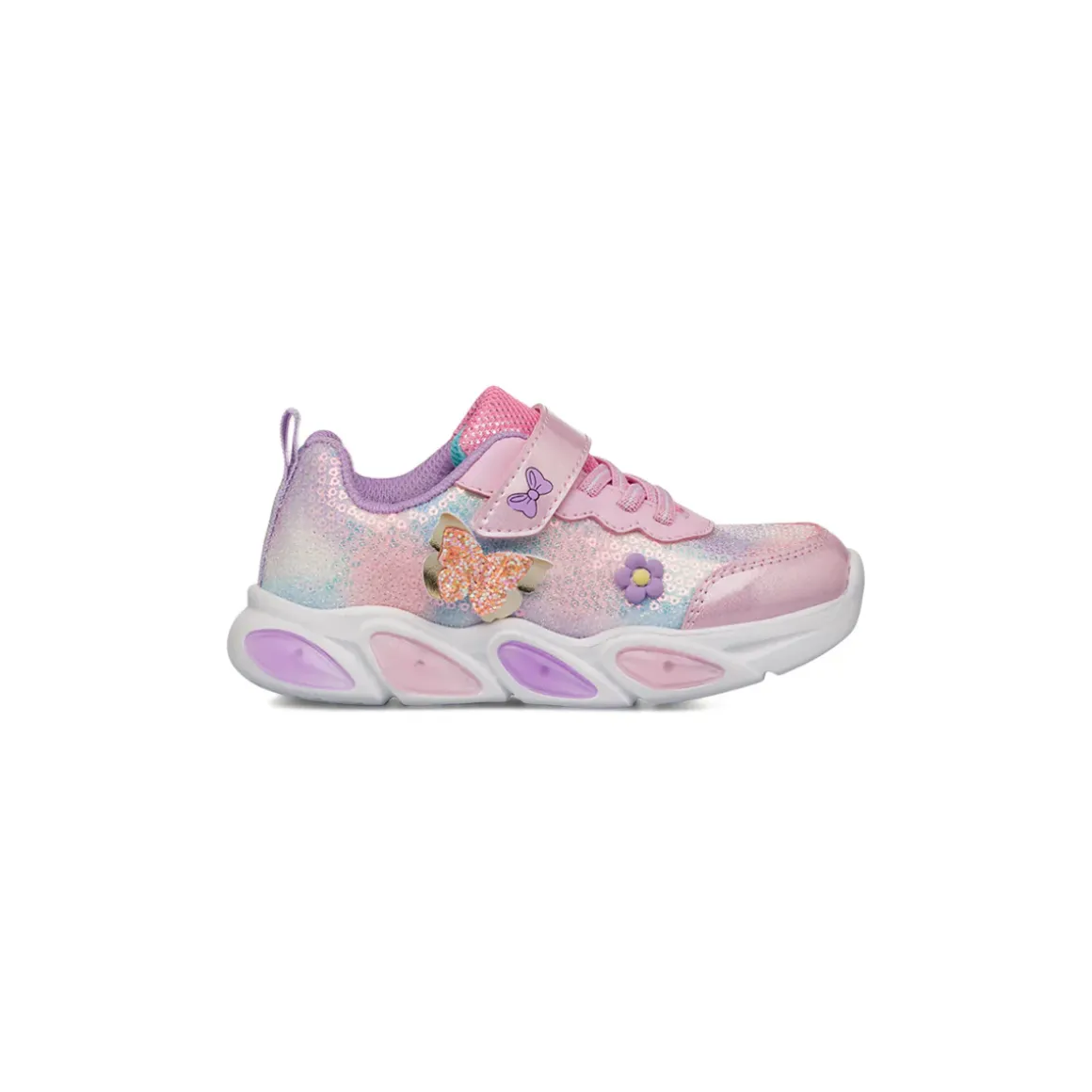 Sneakers Bambina multicolor con luci nella suola Le Scarpe di Alice