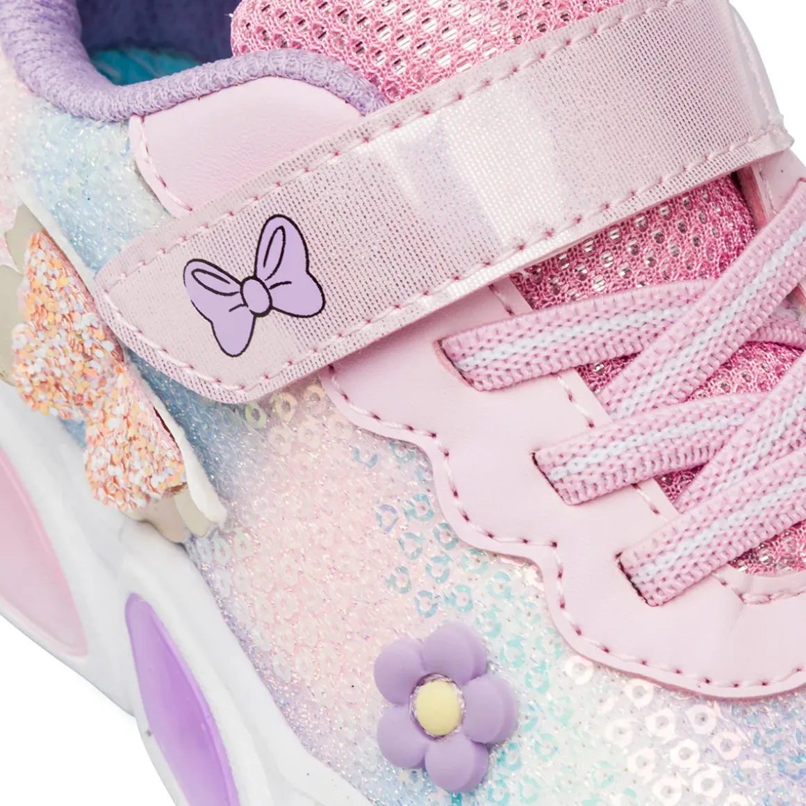 Sneakers Bambina multicolor con luci nella suola Le Scarpe di Alice