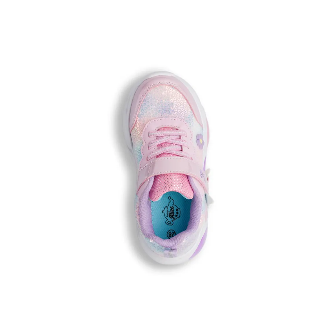 Sneakers Bambina multicolor con luci nella suola Le Scarpe di Alice