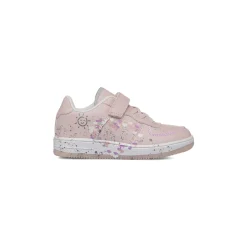Sneakers Bambina rosa con cuori e dettagli glitterati Dieci Baci